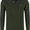GANT   Regular Fit Longsleeve Poloshirt Dunkelgrün, Einfarbig