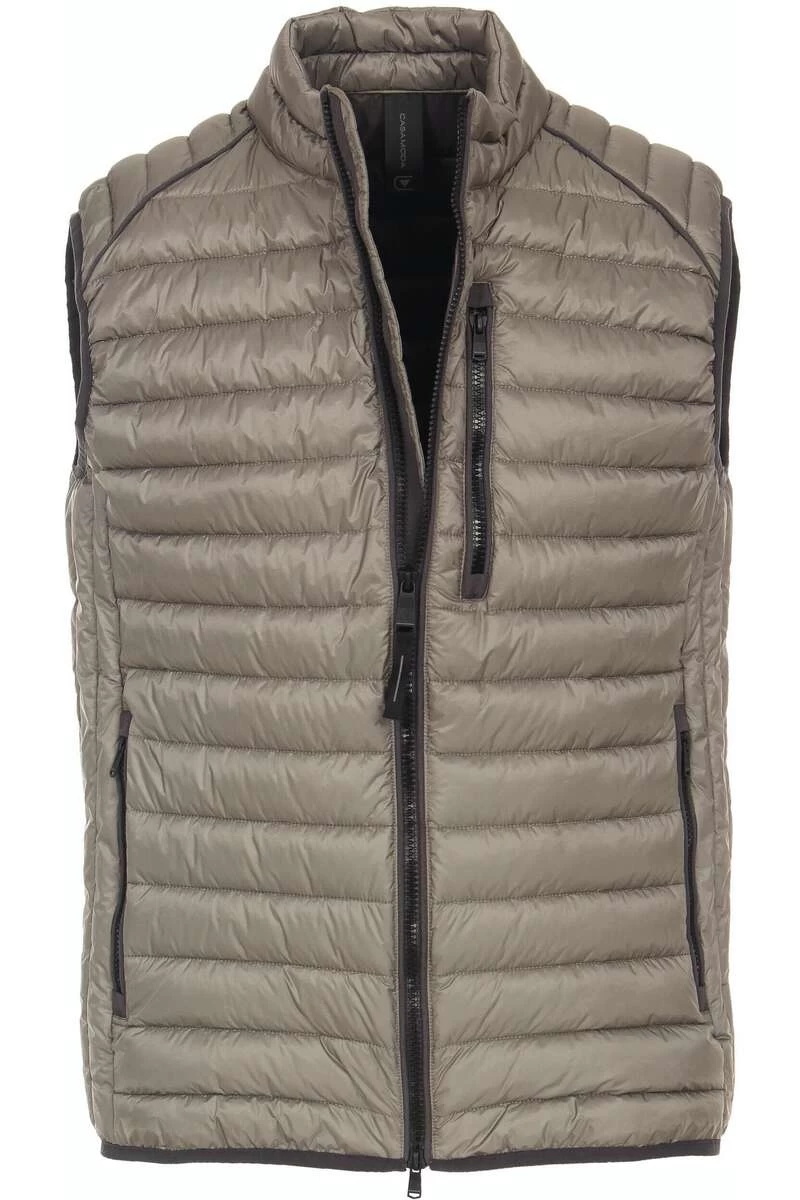 Casa Moda Herren Steppweste Zip Braun 1 Casa Moda Herren Steppweste Zip Braun