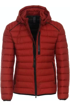 Casa Moda Herren Jacke Kapuze Orange/grau