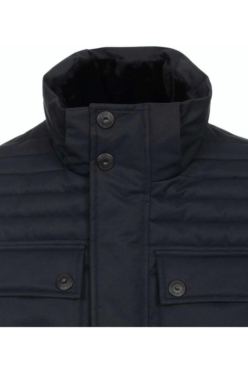 Casa Moda Casual Fit Herren Parka Schwarz 2 Casa Moda Casual Fit Herren Parka Schwarz – Bild 2