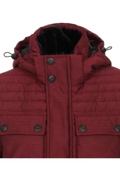 Casa Moda Casual Fit Herren Parka Kapuze Bordeaux -Ho ho ho, Mode in Grün. 523926800 436 5 800sFOCmyDDDSjEl