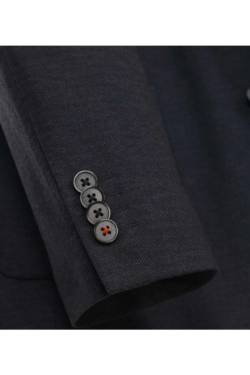 Venti Modern Fit Herren Blazer Knopfleiste Navy 3 Venti Modern Fit Herren Blazer Knopfleiste Navy – Bild 3