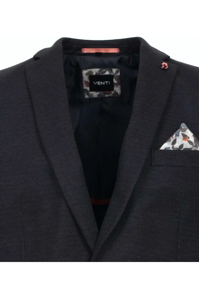 Venti Modern Fit Herren Blazer Knopfleiste Navy 5 Venti Modern Fit Herren Blazer Knopfleiste Navy – Bild 5