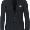 Venti Modern Fit Herren Blazer Knopfleiste Navy