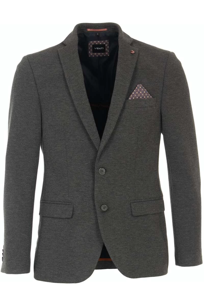Venti Modern Fit Herren Blazer Knopfleiste Grau 1 Venti Modern Fit Herren Blazer Knopfleiste Grau