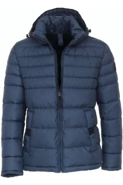 Casa Moda Outdoor Jacke Kapuze Blau