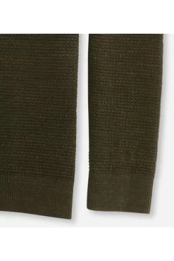 OLYMP Casual Modern Fit Herren Rollkragenpullover Graugrün -Ho ho ho, Mode in Grün. 5308 45 48 2 800