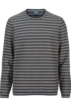 OLYMP Casual Longsleeve Marine/gelb