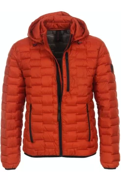 Casa Moda Herren Jacke Kapuze Rot