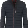 Casa Moda Regular Fit Outdoor Jacke Zip Navy/rot