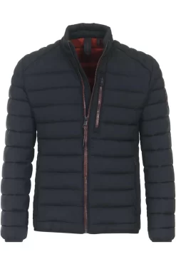 Casa Moda Regular Fit Outdoor Jacke Zip Navy/rot