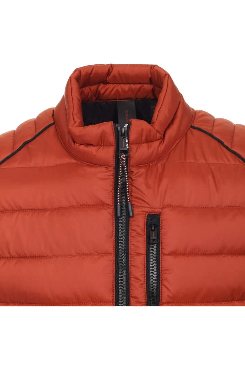 Casa Moda Regular Fit Outdoor Jacke Zip Orange 2 Casa Moda Regular Fit Outdoor Jacke Zip Orange – Bild 2