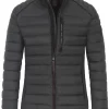 Casa Moda Regular Fit Outdoor Jacke Zip Dunkelgrau