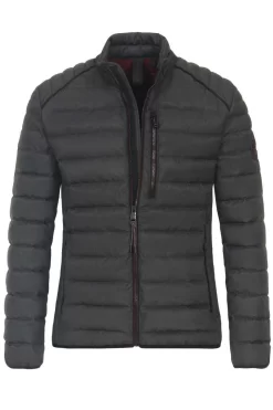 Casa Moda Regular Fit Outdoor Jacke Zip Dunkelgrau
