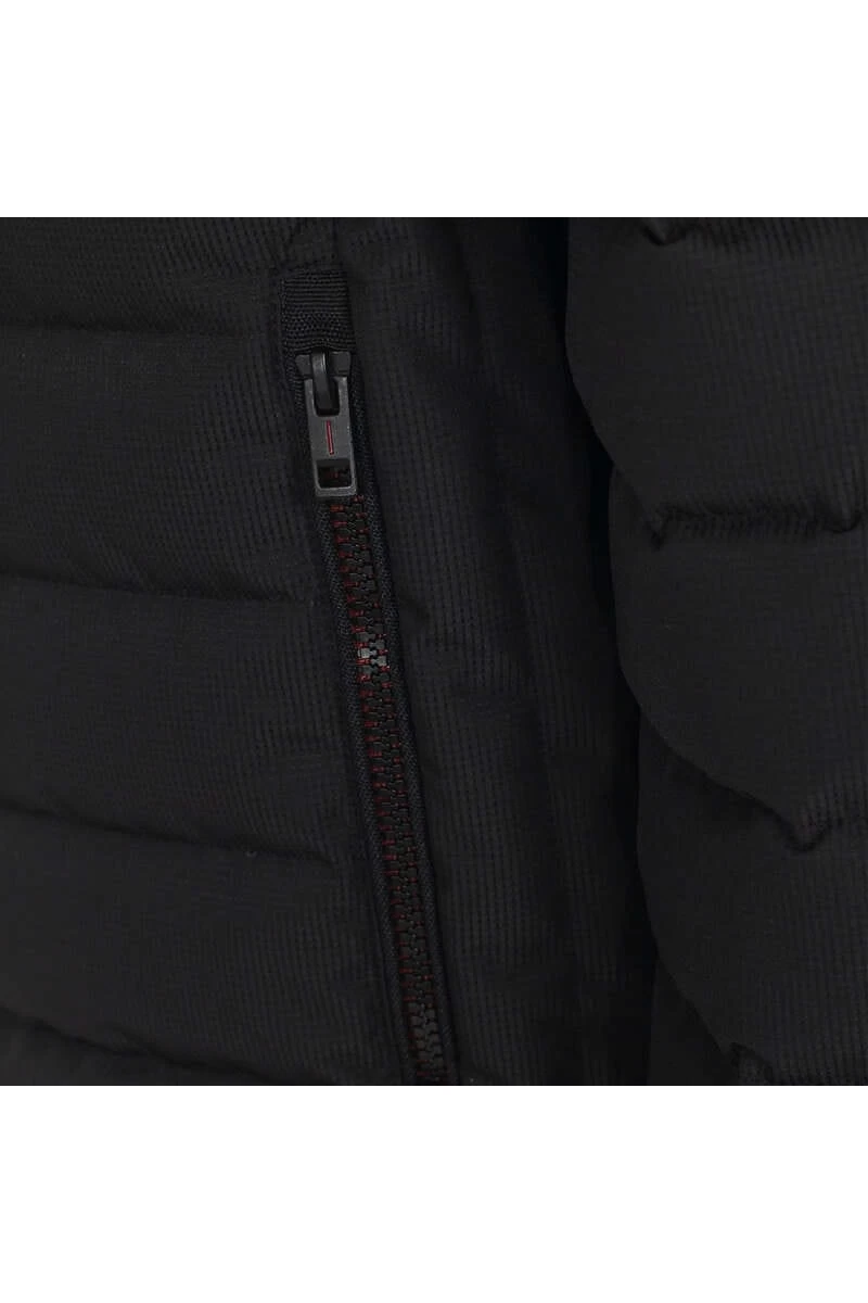 Casa Moda Regular Fit Outdoor Jacke Zip Schwarz 4 Casa Moda Regular Fit Outdoor Jacke Zip Schwarz – Bild 4