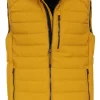 Casa Moda Regular Fit Outdoor Weste Zip Gelb/blau