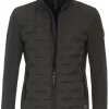 Casa Moda Regular Fit Herren Softshelljacke Zip Grün