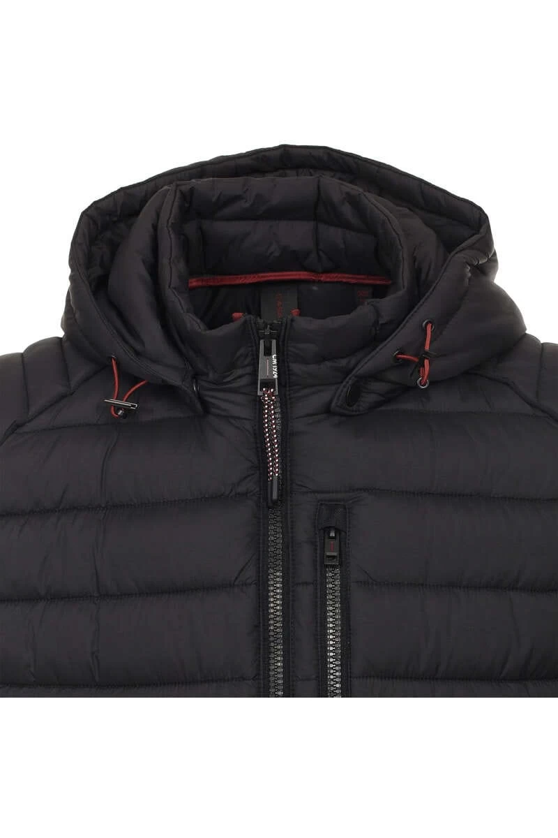 Casa Moda Regular Fit Outdoor Jacke Kapuze Schwarz 2 Casa Moda Regular Fit Outdoor Jacke Kapuze Schwarz – Bild 2