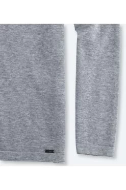 OLYMP Level Five Longsleeve Silbergrau -Ho ho ho, Mode in Grün. 5355 85 63 4 800