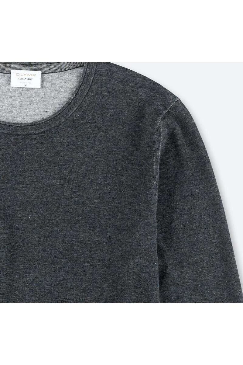OLYMP Level Five Longsleeve Anthrazit 2 OLYMP Level Five Longsleeve Anthrazit – Bild 2