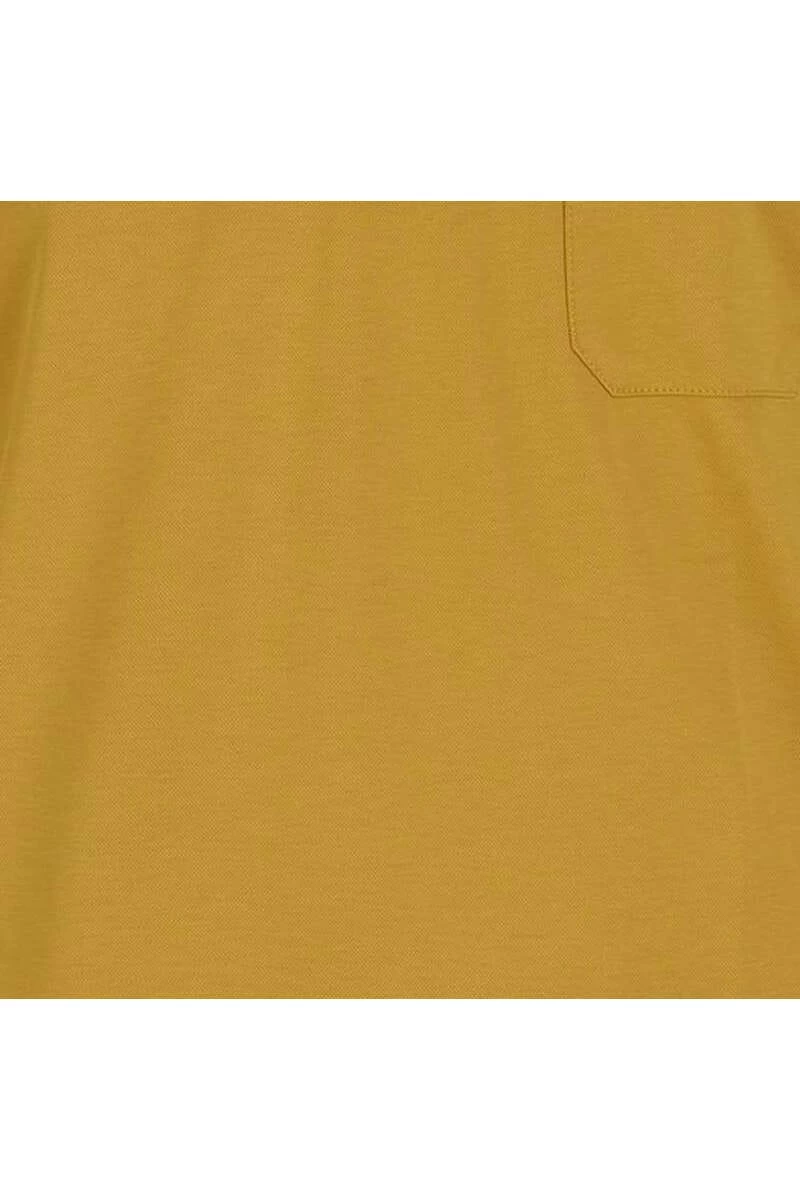 RAGMAN Soft Knit Regular Fit Longsleeve Poloshirt Mais, Einfarbig 3 RAGMAN Soft Knit Regular Fit Longsleeve Poloshirt Mais, Einfarbig – Bild 3