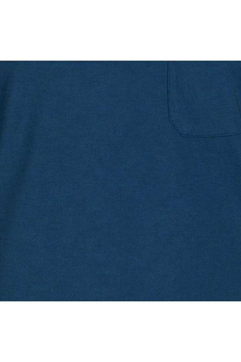 RAGMAN Soft Knit Regular Fit Longsleeve Poloshirt Dunkelblau, Einfarbig 3 RAGMAN Soft Knit Regular Fit Longsleeve Poloshirt Dunkelblau, Einfarbig – Bild 3