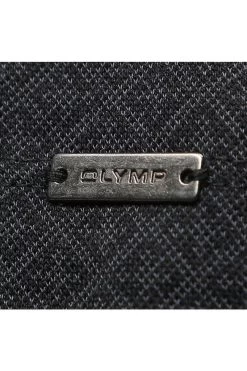 OLYMP Level Five  Body Fit Longsleeve Poloshirt Anthrazit, Gemustert -Ho ho ho, Mode in Grün. 5452 44 67 2 800