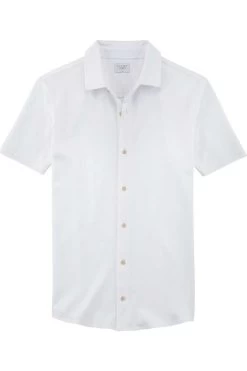 OLYMP Level Five Casual Body Fit Leinenhemd Weiss, Einfarbig