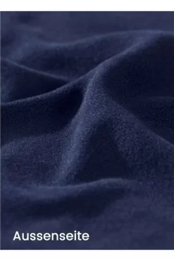 TRIGEMA Comfort Fit Herren Fleecejacke Zip Navy -Ho ho ho, Mode in Grün. 55104 046 2 800