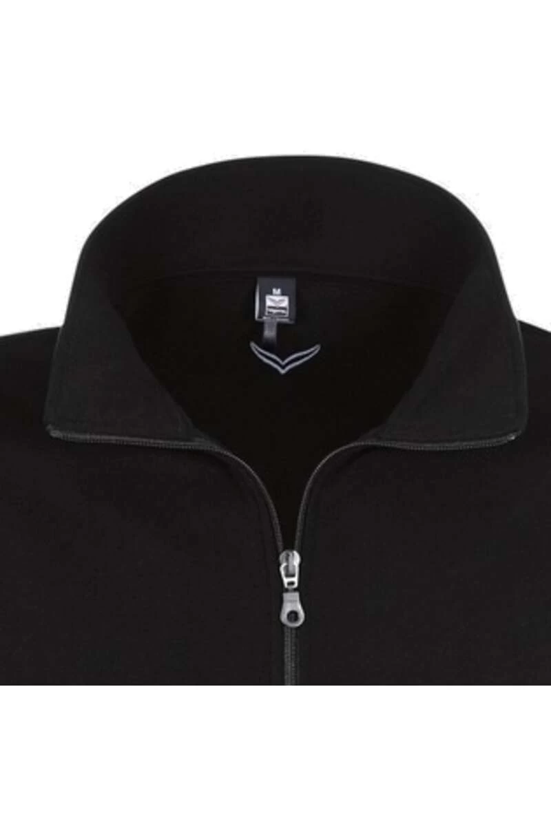 TRIGEMA Comfort Fit Herren Fleeceweste Zip Schwarz 2 TRIGEMA Comfort Fit Herren Fleeceweste Zip Schwarz – Bild 2