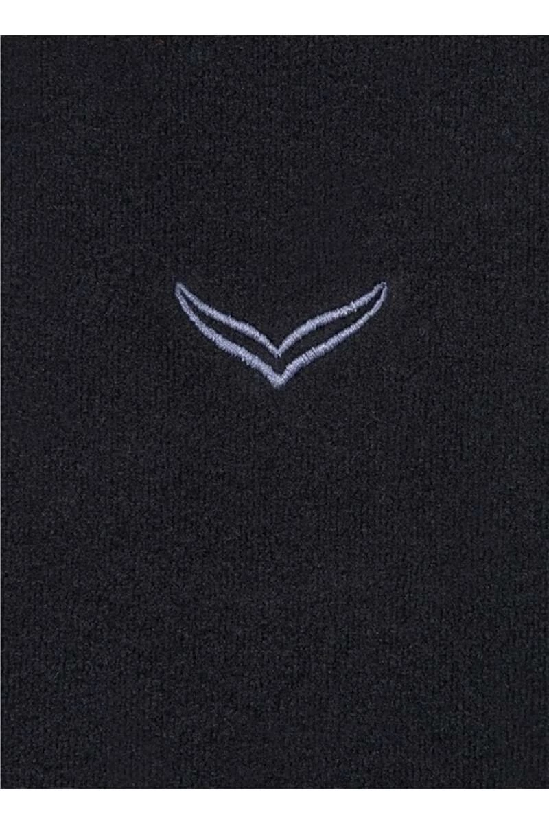 TRIGEMA Comfort Fit Herren Fleeceweste Zip Schwarz 5 TRIGEMA Comfort Fit Herren Fleeceweste Zip Schwarz – Bild 5