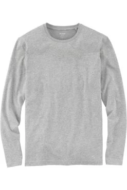 OLYMP Casual Longsleeve Mittelgrau