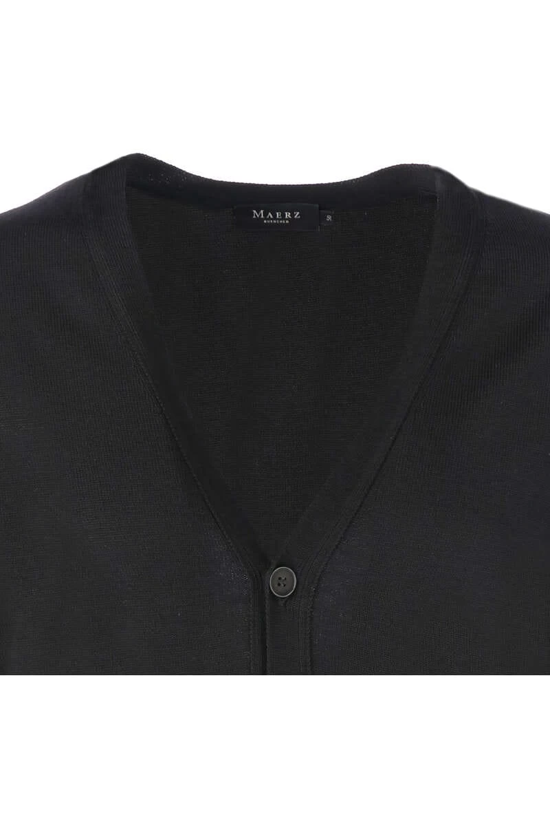 MAERZ Classic Fit CardiganKnopfleiste Anthrazit 2 MAERZ Classic Fit CardiganKnopfleiste Anthrazit – Bild 2