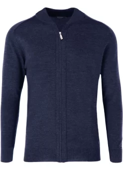 MAERZ Classic Fit CardiganZip Blau