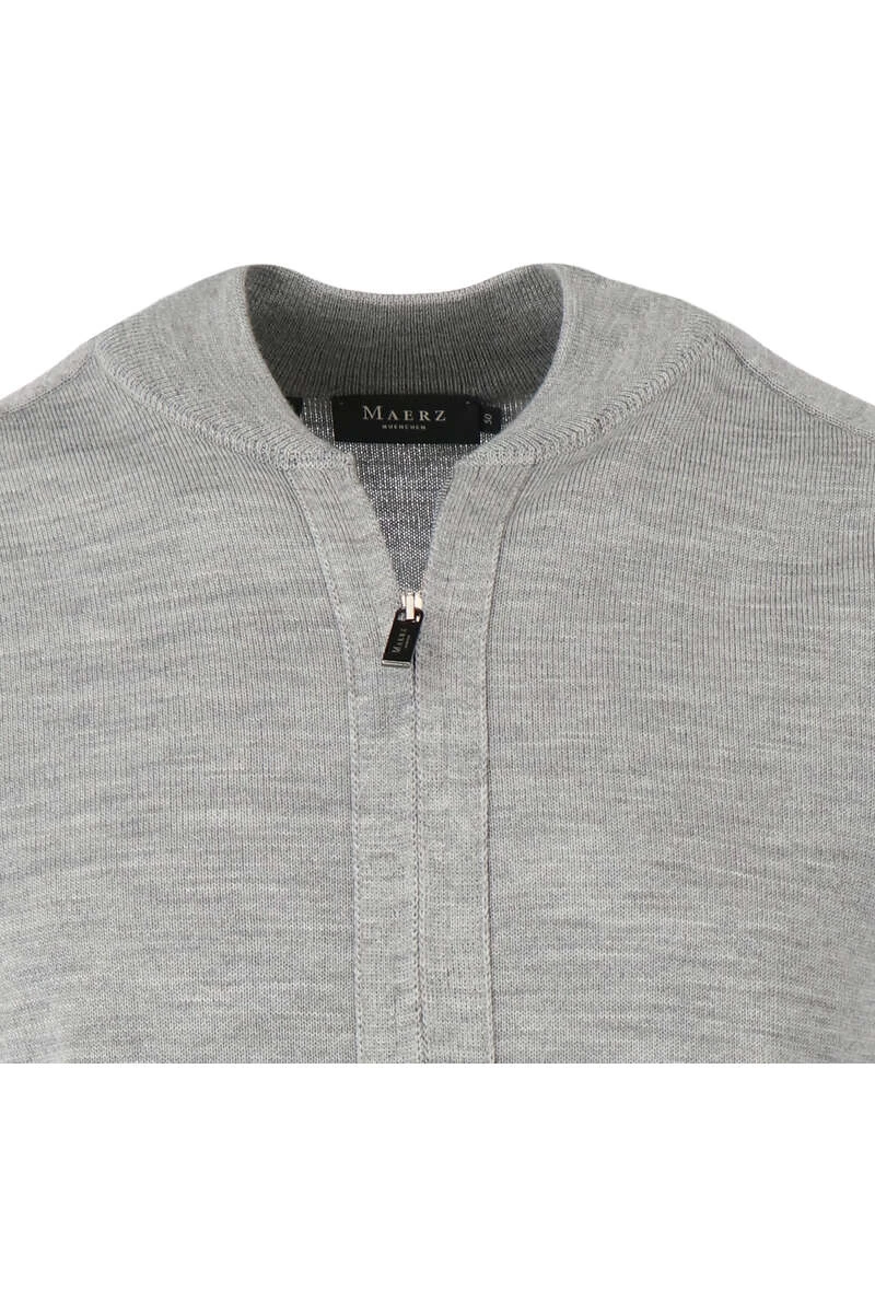 MAERZ Classic Fit CardiganZip Grau 2 MAERZ Classic Fit CardiganZip Grau – Bild 2