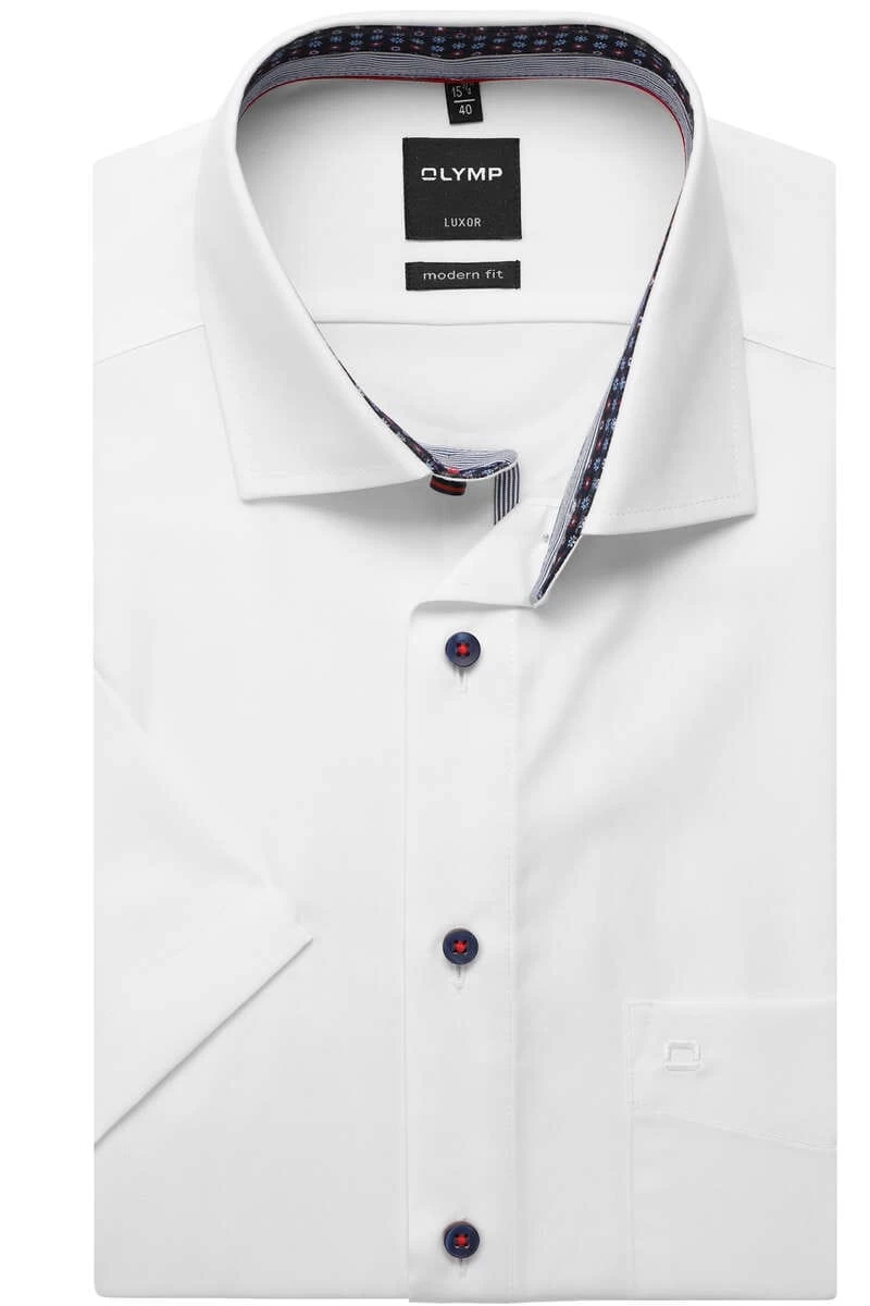 OLYMP Luxor Modern Fit Hemd Weiss, 1 OLYMP Luxor Modern Fit Hemd Weiss,
