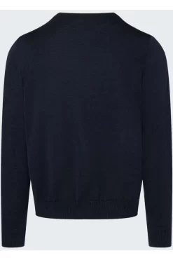 MAERZ Classic Fit Herren Strickjacke Navy -Ho ho ho, Mode in Grün. 590800 399 9 800