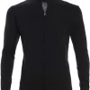MAERZ Superwash Classic Fit Cardigan Schwarz
