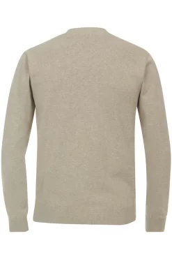 Redmond Casual Regular Fit Herren Pullover V-Ausschnitt Beige -Ho ho ho, Mode in Grün. 600 212 8 800