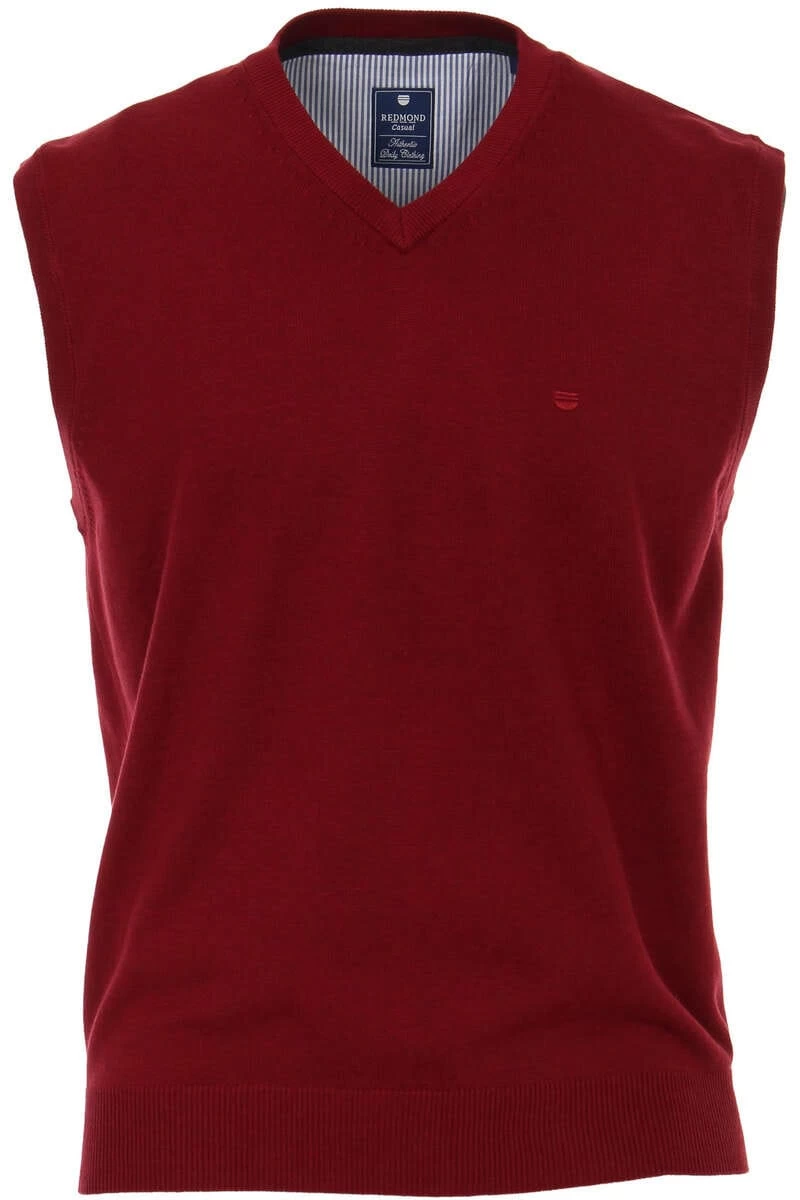 Redmond Casual Regular Fit Herren Pullunder V-Ausschnitt Bordeaux 1 Redmond Casual Regular Fit Herren Pullunder V-Ausschnitt Bordeaux
