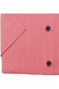 Marvelis Casual Modern Fit Hemd Rot, Hahnentritt -Ho ho ho, Mode in Grün. 6084 32 35 2 800