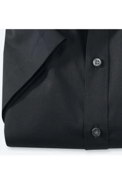 OLYMP Level Five Body Fit Hemd Schwarz, Einfarbig -Ho ho ho, Mode in Grün. 6090 12 68 5 800