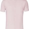 Desoto Slim Fit Jerseyhemd Pink, Einfarbig