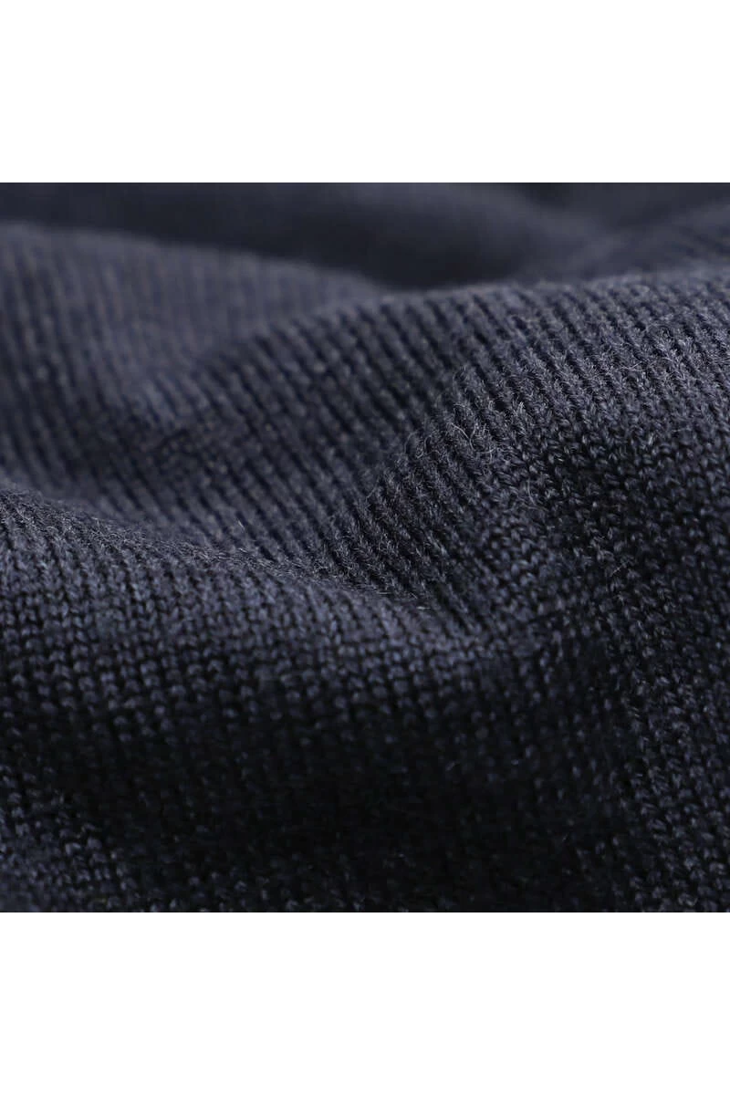 Marvelis Herren Pullover Rundhals Marine 3 Marvelis Herren Pullover Rundhals Marine – Bild 3