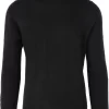 Marvelis Modern Fit Herren Strickpullover Rundhals Schwarz