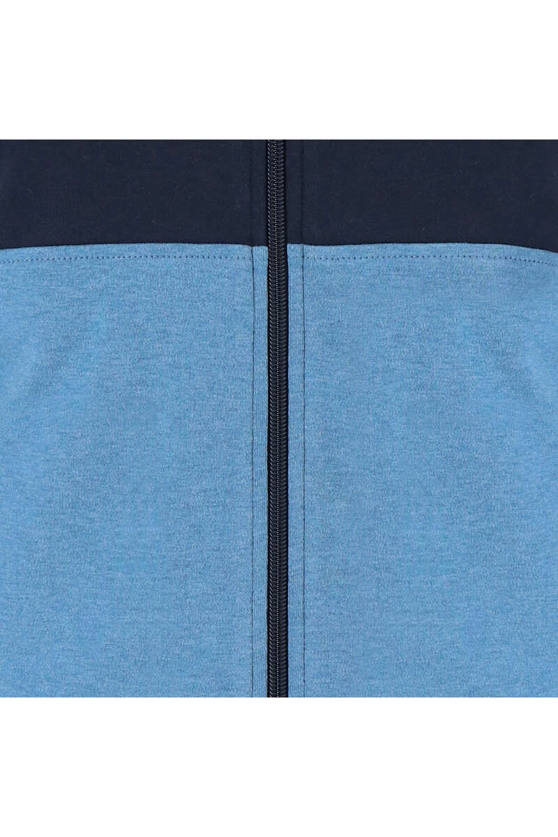 Marvelis Casual Modern Fit Sweatjacke Mit Kapuze Zip Marine/blau 3 Marvelis Casual Modern Fit Sweatjacke Mit Kapuze Zip Marine/blau – Bild 3