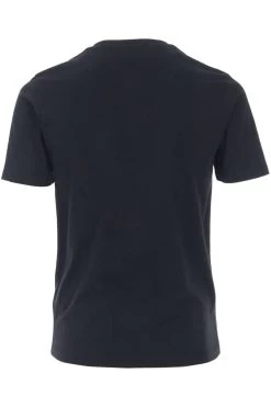 Redmond Casual Regular Fit T-Shirt Henleykragen Dunkelblau, Einfarbig -Ho ho ho, Mode in Grün. 666 10 9 800