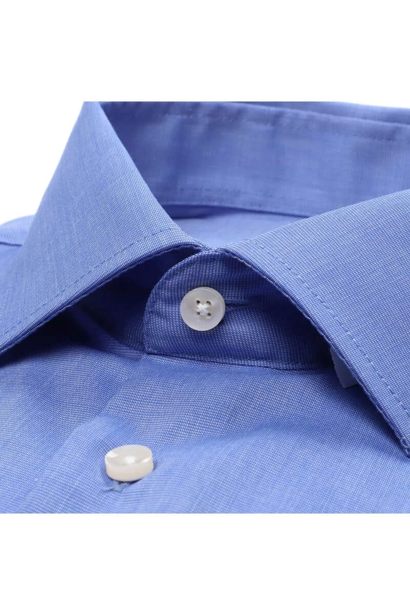 Seidensticker Slim Fit Hemd Bleu, Einfarbig 2 Seidensticker Slim Fit Hemd Bleu, Einfarbig – Bild 2