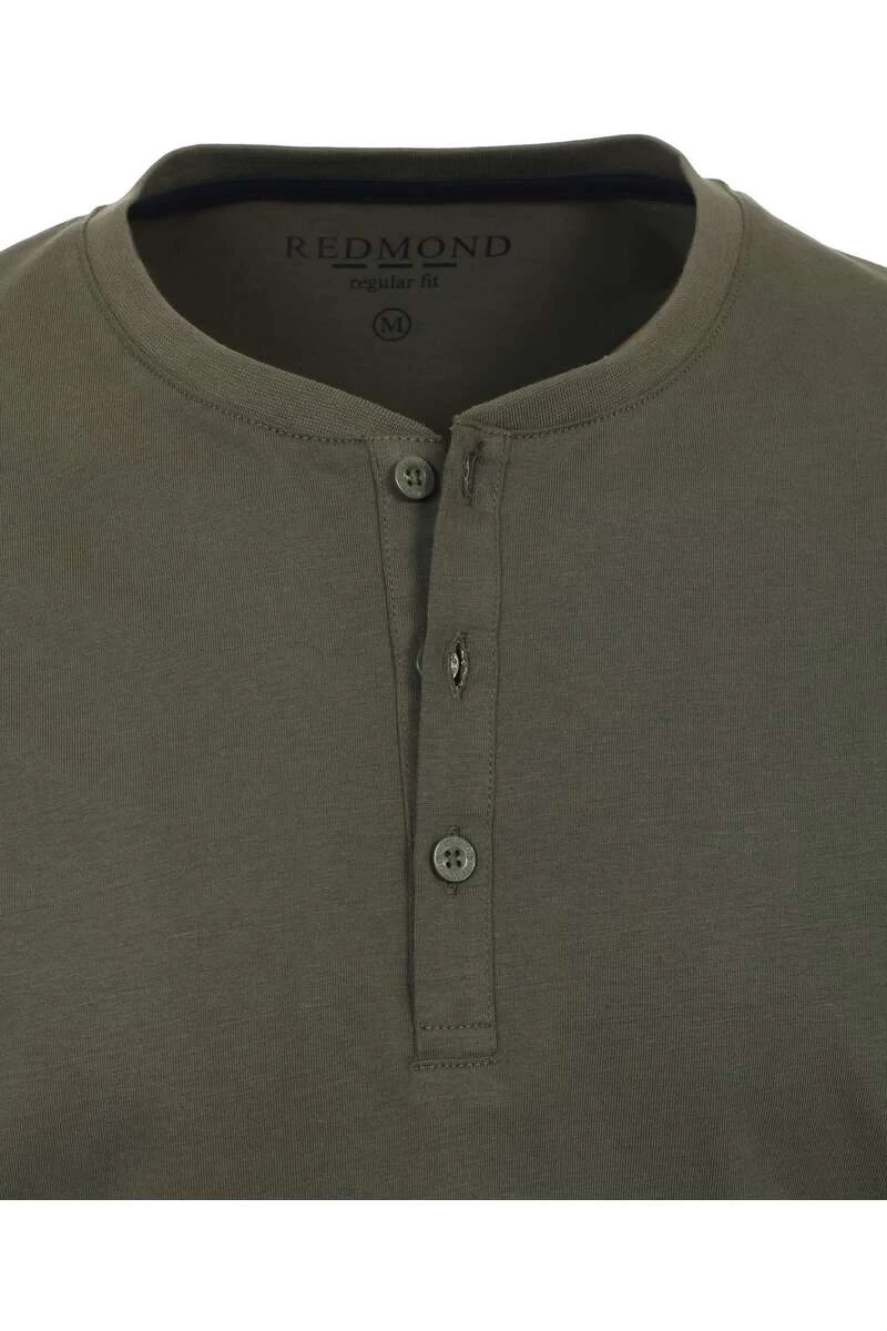 Redmond Casual Longsleeve Oliv 2 Redmond Casual Longsleeve Oliv – Bild 2