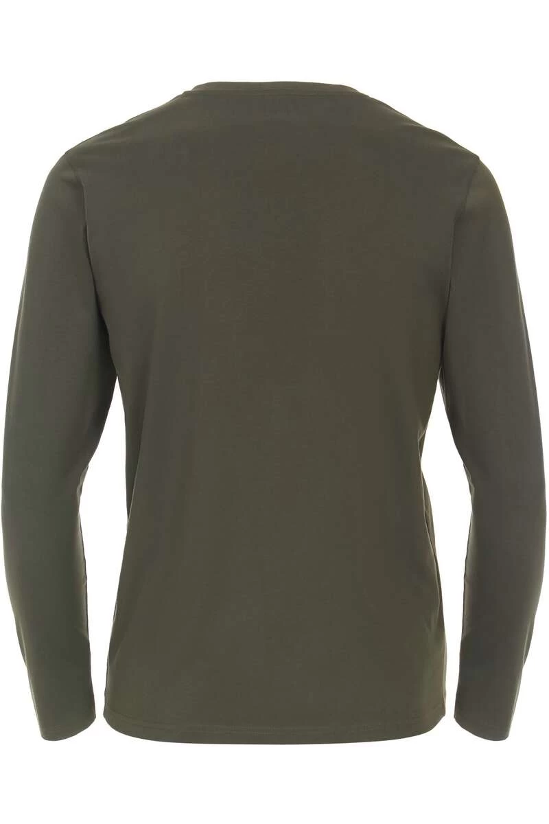 Redmond Casual Longsleeve Oliv 3 Redmond Casual Longsleeve Oliv – Bild 3